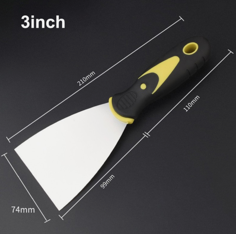 Convenient 4 Piece Stainless Steel Putty Knives Tools for Multiple Tasks - Image 9